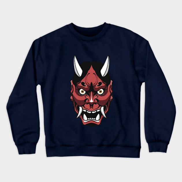 Hannya Crewneck Sweatshirt by Ink.amaral